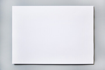 paper on a concrete background, stationery branding mockup template to place your design.