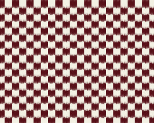 Red And White Checkered Texture Design. geometric pattern design vector.