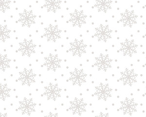 snowflake and dots seamless pattern design vector. snowflake christmas pattern. snowflake and dots patterns for wrapping paper, packaging, scrapbooking, fabrics and other decor.
