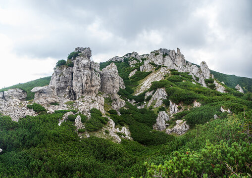 Sivy vrch hill in Western Tatras mountains in Slovakia