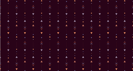 geometric arrows and dots pattern violet