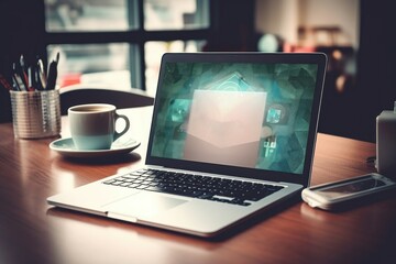 Computer security day data. Safe secure. Generate Ai