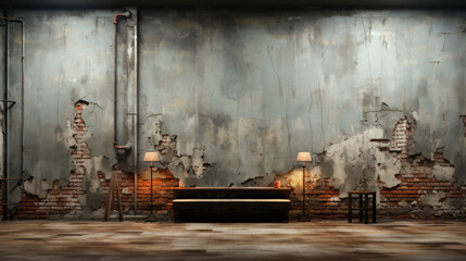 Old concrete grunge wall background. Dark grunge texture
