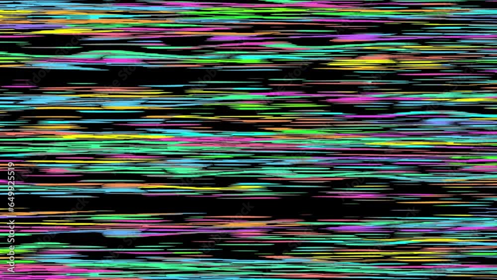 Aufkleber Abstract fast flickering texture with artifacts codec. 4k Looping footage.