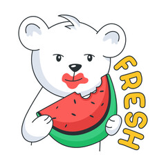 Eating Watermelon 