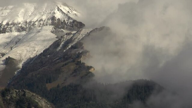 Timelapse Montagne Nuage