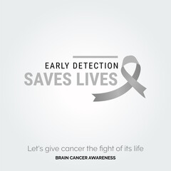 Bravery Beyond Brain Cancer Awareness Template