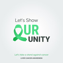 Designing a Cure. Vector Background Liver Cancer Awareness Campaign