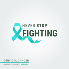 Empower. Educate. Advocate for Cervical Health Vector Background Posters