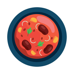 indian food soup icon