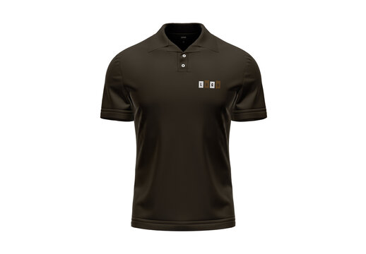 Polo T-shirt Mockup - Front View