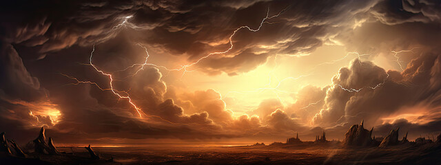 lightning in the dark