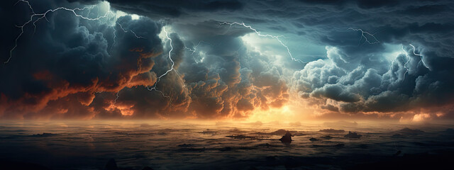 lightning in the dark