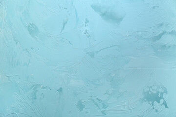 Closeup view of turquoise grunge texture as background