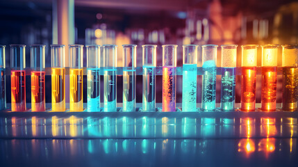 science, test tubes, laboratory, research, experiment, analysis, chemistry, biology, liquid, colorful, discovery, investigation