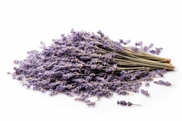 Fragrant Dried lavender. Aroma herb pile. Generate Ai