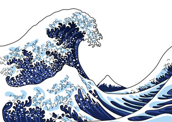 浮世絵　波イラスト※Affinity Designer作成svgファイル	