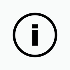 Info Sign. Information Center Icon. Help Desk Symbol - Vector.