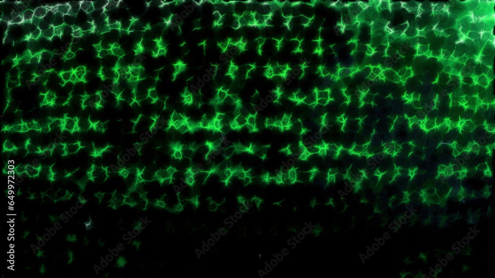Poster changing lines of blurred symbols. motion. old fashioned code of unknown letters on a dark backgroun