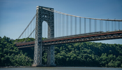 George Washington Bridge - obrazy, fototapety, plakaty
