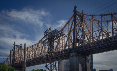 Fototapeta na wymiar Queensboro Bridge Manhattan