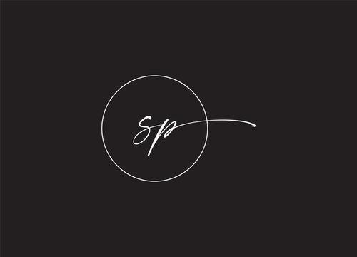 SP letter logo design and monogram logo