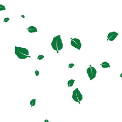 background icon of scattered leaves