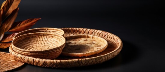 Wicker bamboo and rattan crafts made naturally for eco friendly sustainability