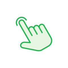 Hand click icon set. pointer icon vector. hand cursor icon vector