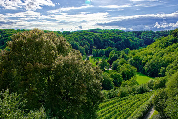 A beautiful day in the Bavarian city of Rothenburg an der Tauber. © Oleksii Pyrogov