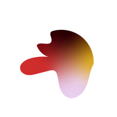 Modern Gradient abstract  shape 