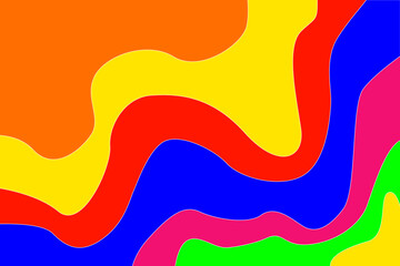 a colorful abstract background with wavy lines