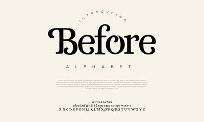 Before creative modern urban alphabet font. Digital abstract moslem, futuristic, fashion, sport, minimal technology typography. Simple numeric vector illustration