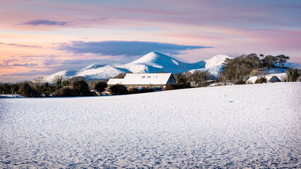 winter mountain landscape