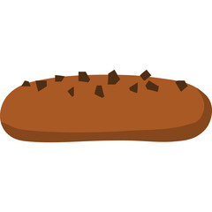 디저트 카페의 초콜릿 제품들