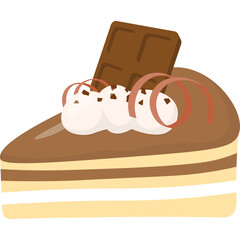 디저트 카페의 초콜릿 제품들