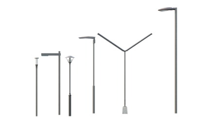 isolated street light or lamp post