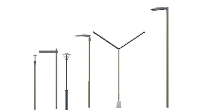 isolated street light or lamp post