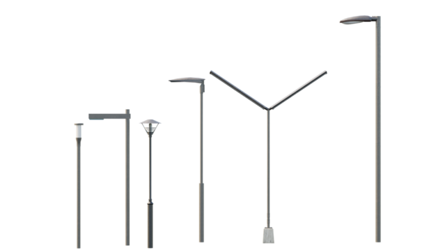 isolated street light or lamp post