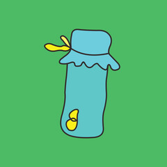 water bottle vector element design