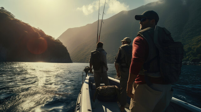 Fishing expedition crew