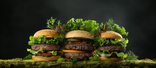 Plant based meat burgers carbon footprint reduction through food