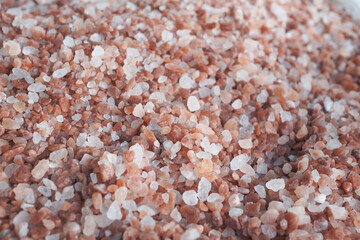 Raw dried pink Himalayan salt 