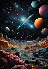 space  and  planet  art