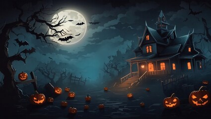 Background Halloween Night