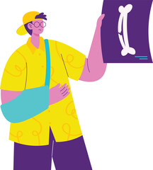 Fractured Bone X ray