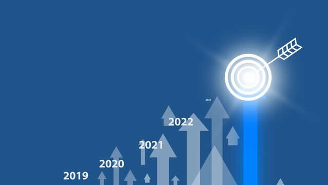 4k Animation 2024 Businessman analyzing company financial balance sheet working with digital virtual graphics Businessman calculating financial data for long term investment growth goals