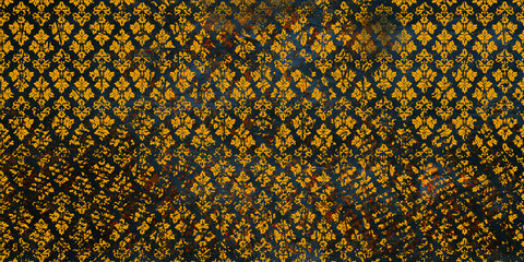  Grunge  Seamless geometric pattern background with  Grunge  Style Effect