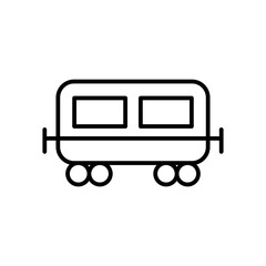 wagon line icon