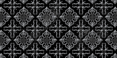  StoneSeamless geometric pattern background with  StoneStyle Effect